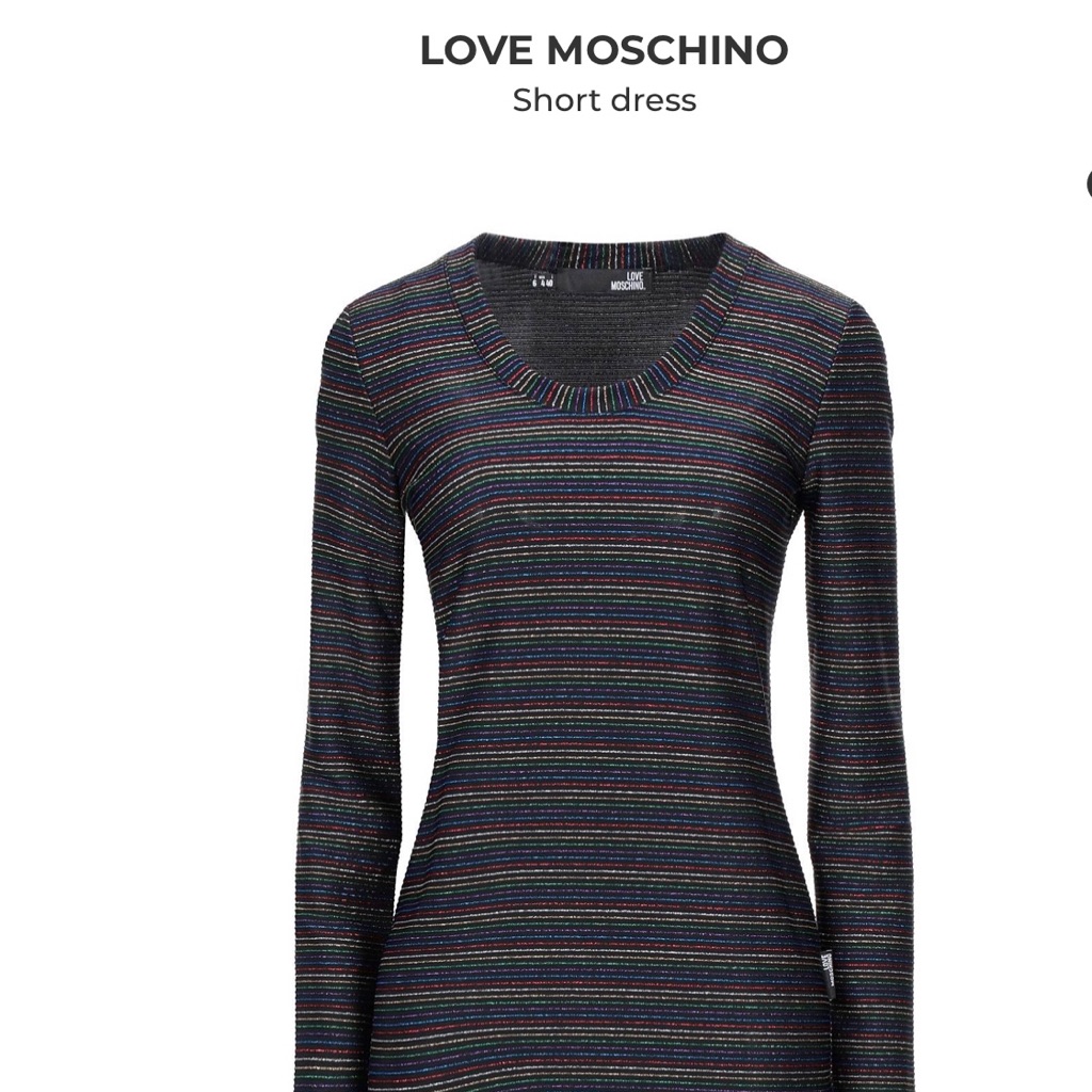 Love Moschino Short Dress Brand New Size 42